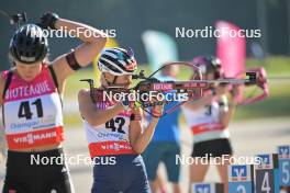 09.09.2023, Ruhpolding, Germany (GER): Julia Kink (GER) - German Championships biathlon, sprint women, Ruhpolding (GER). www.nordicfocus.com. © Reichert/NordicFocus. Every downloaded picture is fee-liable.