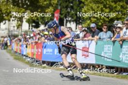 02.09.2023, Annecy, France (FRA): Lou Jeanmonnot (FRA) - Martin Fourcade Nordic Festival, Annecy (FRA). www.nordicfocus.com. © Authamayou/NordicFocus. Every downloaded picture is fee-liable.