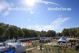 01.09.2023, Annecy, France (FRA): Event Feature: Overview over the village - Martin Fourcade Nordic Festival, Annecy (FRA). www.nordicfocus.com. © Manzoni/NordicFocus. Every downloaded picture is fee-liable.