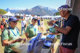 01.09.2023, Annecy, France (FRA): Event Feature: Juerg Capol (SUI) presents Lenzerheide 2025- Martin Fourcade Nordic Festival, Annecy (FRA). www.nordicfocus.com. © Manzoni/NordicFocus. Every downloaded picture is fee-liable.