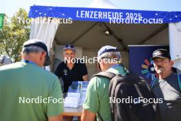 01.09.2023, Annecy, France (FRA): Event Feature: Juerg Capol (SUI) presents Lenzerheide 2025- Martin Fourcade Nordic Festival, Annecy (FRA). www.nordicfocus.com. © Manzoni/NordicFocus. Every downloaded picture is fee-liable.