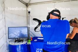 01.09.2023, Annecy, France (FRA): Event Feature: Visitor shoots at MGEN - Martin Fourcade Nordic Festival, Annecy (FRA). www.nordicfocus.com. © Manzoni/NordicFocus. Every downloaded picture is fee-liable.