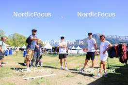 01.09.2023, Annecy, France (FRA): Event Feature: Visitors play darts - Martin Fourcade Nordic Festival, Annecy (FRA). www.nordicfocus.com. © Manzoni/NordicFocus. Every downloaded picture is fee-liable.