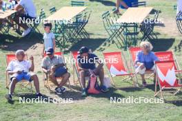 01.09.2023, Annecy, France (FRA): Event Feature: visitors enjoy the sunny afternoon - Martin Fourcade Nordic Festival, Annecy (FRA). www.nordicfocus.com. © Manzoni/NordicFocus. Every downloaded picture is fee-liable.