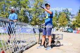 01.09.2023, Annecy, France (FRA): Louis Deschamps (FRA) - Martin Fourcade Nordic Festival, Annecy (FRA). www.nordicfocus.com. © Manzoni/NordicFocus. Every downloaded picture is fee-liable.