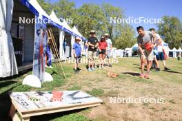 01.09.2023, Annecy, France (FRA): Event Feature: Visitors play at Craft - Martin Fourcade Nordic Festival, Annecy (FRA). www.nordicfocus.com. © Manzoni/NordicFocus. Every downloaded picture is fee-liable.