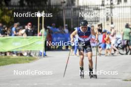 02.09.2023, Annecy, France (FRA): Hugo Lapalus (FRA) - Martin Fourcade Nordic Festival, Annecy (FRA). www.nordicfocus.com. © Authamayou/NordicFocus. Every downloaded picture is fee-liable.