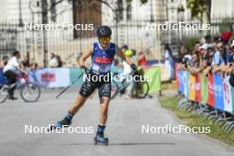 02.09.2023, Annecy, France (FRA): Gilonne Guigonnat (FRA) - Martin Fourcade Nordic Festival, Annecy (FRA). www.nordicfocus.com. © Authamayou/NordicFocus. Every downloaded picture is fee-liable.