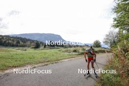 17.09.2023, La Feclaz, France (FRA): Rosalie Odile (FRA) - Biathlon Samse Summer Tour, individual, La Feclaz (FRA). www.nordicfocus.com. © Manzoni/NordicFocus. Every downloaded picture is fee-liable.