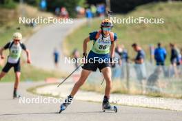 17.09.2023, La Feclaz, France (FRA): Gaspard Vinay (FRA) - Biathlon Samse Summer Tour, individual, La Feclaz (FRA). www.nordicfocus.com. © Manzoni/NordicFocus. Every downloaded picture is fee-liable.