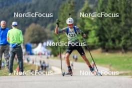 17.09.2023, La Feclaz, France (FRA): Ronan Fernandes Bochu (FRA) - Biathlon Samse Summer Tour, individual, La Feclaz (FRA). www.nordicfocus.com. © Manzoni/NordicFocus. Every downloaded picture is fee-liable.