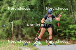 17.09.2023, La Feclaz, France (FRA): Garance Boury (FRA) - Biathlon Samse Summer Tour, individual, La Feclaz (FRA). www.nordicfocus.com. © Manzoni/NordicFocus. Every downloaded picture is fee-liable.