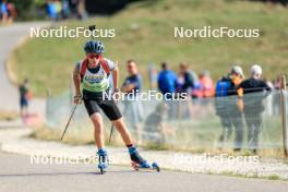 17.09.2023, La Feclaz, France (FRA): Gaspard Dordor (FRA) - Biathlon Samse Summer Tour, individual, La Feclaz (FRA). www.nordicfocus.com. © Manzoni/NordicFocus. Every downloaded picture is fee-liable.