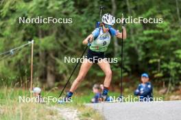 17.09.2023, La Feclaz, France (FRA): Cassandre Couder (FRA) - Biathlon Samse Summer Tour, individual, La Feclaz (FRA). www.nordicfocus.com. © Manzoni/NordicFocus. Every downloaded picture is fee-liable.