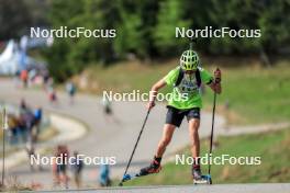 17.09.2023, La Feclaz, France (FRA): Thomas Burlett (FRA) - Biathlon Samse Summer Tour, individual, La Feclaz (FRA). www.nordicfocus.com. © Manzoni/NordicFocus. Every downloaded picture is fee-liable.