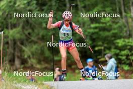 17.09.2023, La Feclaz, France (FRA): Lea Marguier (FRA) - Biathlon Samse Summer Tour, individual, La Feclaz (FRA). www.nordicfocus.com. © Manzoni/NordicFocus. Every downloaded picture is fee-liable.