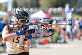 17.09.2023, La Feclaz, France (FRA): Sophie Chauveau (FRA) - Biathlon Samse Summer Tour, pursuit, La Feclaz (FRA). www.nordicfocus.com. © Manzoni/NordicFocus. Every downloaded picture is fee-liable.