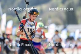 17.09.2023, La Feclaz, France (FRA): Camille Grataloup Manissolle (FRA) - Biathlon Samse Summer Tour, pursuit, La Feclaz (FRA). www.nordicfocus.com. © Manzoni/NordicFocus. Every downloaded picture is fee-liable.