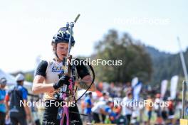 17.09.2023, La Feclaz, France (FRA): Lou Jeanmonnot (FRA) - Biathlon Samse Summer Tour, pursuit, La Feclaz (FRA). www.nordicfocus.com. © Manzoni/NordicFocus. Every downloaded picture is fee-liable.