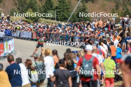 17.09.2023, La Feclaz, France (FRA): Mathieu Garcia (FRA) - Biathlon Samse Summer Tour, pursuit, La Feclaz (FRA). www.nordicfocus.com. © Manzoni/NordicFocus. Every downloaded picture is fee-liable.