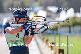 17.09.2023, La Feclaz, France (FRA): Quentin Fillon Maillet (FRA) - Biathlon Samse Summer Tour, pursuit, La Feclaz (FRA). www.nordicfocus.com. © Manzoni/NordicFocus. Every downloaded picture is fee-liable.