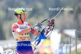 17.09.2023, La Feclaz, France (FRA): Enzo Bouillet (FRA) - Biathlon Samse Summer Tour, pursuit, La Feclaz (FRA). www.nordicfocus.com. © Manzoni/NordicFocus. Every downloaded picture is fee-liable.