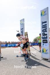 17.09.2023, La Feclaz, France (FRA): Gilonne Guigonnat (FRA) - Biathlon Samse Summer Tour, pursuit, La Feclaz (FRA). www.nordicfocus.com. © Manzoni/NordicFocus. Every downloaded picture is fee-liable.