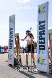 17.09.2023, La Feclaz, France (FRA): Lou Jeanmonnot (FRA) - Biathlon Samse Summer Tour, pursuit, La Feclaz (FRA). www.nordicfocus.com. © Manzoni/NordicFocus. Every downloaded picture is fee-liable.