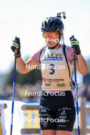 17.09.2023, La Feclaz, France (FRA): Gilonne Guigonnat (FRA) - Biathlon Samse Summer Tour, pursuit, La Feclaz (FRA). www.nordicfocus.com. © Manzoni/NordicFocus. Every downloaded picture is fee-liable.