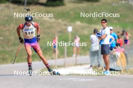 17.09.2023, La Feclaz, France (FRA): Lubin Amiotte (FRA) - Biathlon Samse Summer Tour, pursuit, La Feclaz (FRA). www.nordicfocus.com. © Manzoni/NordicFocus. Every downloaded picture is fee-liable.