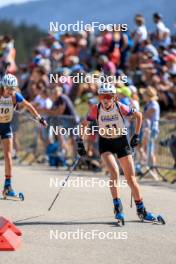 17.09.2023, La Feclaz, France (FRA): Lisa Siberchicot (FRA) - Biathlon Samse Summer Tour, pursuit, La Feclaz (FRA). www.nordicfocus.com. © Manzoni/NordicFocus. Every downloaded picture is fee-liable.