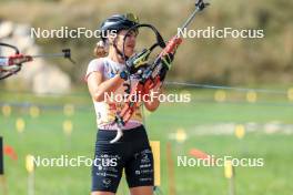 17.09.2023, La Feclaz, France (FRA): Gilonne Guigonnat (FRA) - Biathlon Samse Summer Tour, pursuit, La Feclaz (FRA). www.nordicfocus.com. © Manzoni/NordicFocus. Every downloaded picture is fee-liable.