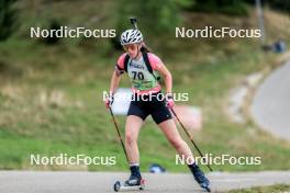 16.09.2023, La Feclaz, France (FRA): Norah Lesage (FRA) - Biathlon Samse Summer Tour, sprint, La Feclaz (FRA). www.nordicfocus.com. © Manzoni/NordicFocus. Every downloaded picture is fee-liable.