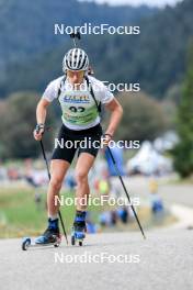 16.09.2023, La Feclaz, France (FRA): Emile Weiss (FRA) - Biathlon Samse Summer Tour, sprint, La Feclaz (FRA). www.nordicfocus.com. © Manzoni/NordicFocus. Every downloaded picture is fee-liable.