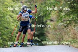 16.09.2023, La Feclaz, France (FRA): Emilien Claude (FRA) - Biathlon Samse Summer Tour, sprint, La Feclaz (FRA). www.nordicfocus.com. © Manzoni/NordicFocus. Every downloaded picture is fee-liable.