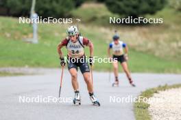 16.09.2023, La Feclaz, France (FRA): Justine Braisaz-Bouchet (FRA) - Biathlon Samse Summer Tour, sprint, La Feclaz (FRA). www.nordicfocus.com. © Manzoni/NordicFocus. Every downloaded picture is fee-liable.