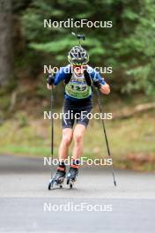 16.09.2023, La Feclaz, France (FRA): Samuel Blanchet (FRA) - Biathlon Samse Summer Tour, sprint, La Feclaz (FRA). www.nordicfocus.com. © Manzoni/NordicFocus. Every downloaded picture is fee-liable.