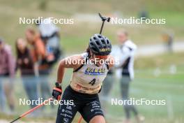 16.09.2023, La Feclaz, France (FRA): Julia Simon (FRA) - Biathlon Samse Summer Tour, sprint, La Feclaz (FRA). www.nordicfocus.com. © Manzoni/NordicFocus. Every downloaded picture is fee-liable.