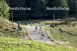 16.09.2023, La Feclaz, France (FRA): Cassandre Couder (FRA), Emma Cespedes (FRA), (l-r) - Biathlon Samse Summer Tour, sprint, La Feclaz (FRA). www.nordicfocus.com. © Manzoni/NordicFocus. Every downloaded picture is fee-liable.