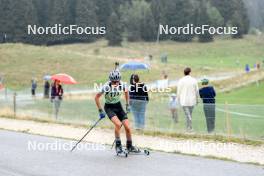 16.09.2023, La Feclaz, France (FRA): Alexis Josserand (FRA) - Biathlon Samse Summer Tour, sprint, La Feclaz (FRA). www.nordicfocus.com. © Manzoni/NordicFocus. Every downloaded picture is fee-liable.