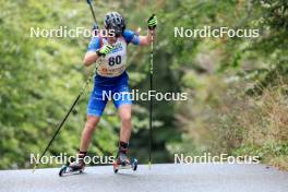 16.09.2023, La Feclaz, France (FRA): Martin Bourgeois Republique (FRA) - Biathlon Samse Summer Tour, sprint, La Feclaz (FRA). www.nordicfocus.com. © Manzoni/NordicFocus. Every downloaded picture is fee-liable.