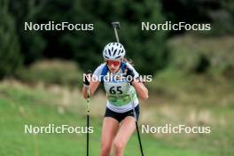 16.09.2023, La Feclaz, France (FRA): Romane Ouvrier Buffet (FRA) - Biathlon Samse Summer Tour, sprint, La Feclaz (FRA). www.nordicfocus.com. © Manzoni/NordicFocus. Every downloaded picture is fee-liable.