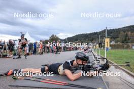 16.09.2023, La Feclaz, France (FRA): Emilien Jacquelin (FRA) - Biathlon Samse Summer Tour, sprint, La Feclaz (FRA). www.nordicfocus.com. © Manzoni/NordicFocus. Every downloaded picture is fee-liable.