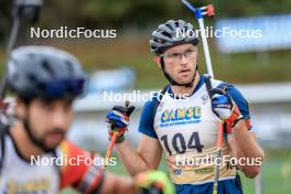 16.09.2023, La Feclaz, France (FRA): Emilien Claude (FRA) - Biathlon Samse Summer Tour, sprint, La Feclaz (FRA). www.nordicfocus.com. © Manzoni/NordicFocus. Every downloaded picture is fee-liable.