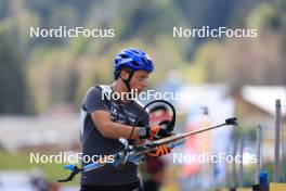 15.09.2023, La Feclaz, France (FRA): Oscar Lombardot (FRA) - Biathlon Samse Summer Tour, training, La Feclaz (FRA). www.nordicfocus.com. © Manzoni/NordicFocus. Every downloaded picture is fee-liable.