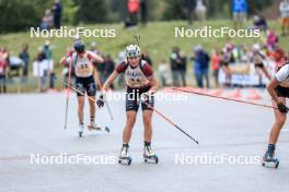 16.09.2023, La Feclaz, France (FRA): Justine Braisaz-Bouchet (FRA) - Biathlon Samse Summer Tour, sprint, La Feclaz (FRA). www.nordicfocus.com. © Manzoni/NordicFocus. Every downloaded picture is fee-liable.