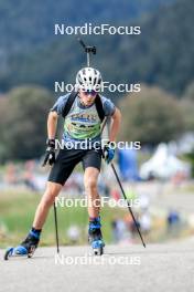 16.09.2023, La Feclaz, France (FRA): Clement Rodriguez (FRA) - Biathlon Samse Summer Tour, sprint, La Feclaz (FRA). www.nordicfocus.com. © Manzoni/NordicFocus. Every downloaded picture is fee-liable.