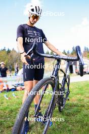 15.09.2023, La Feclaz, France (FRA): Eric Perrot (FRA) - Biathlon Samse Summer Tour, training, La Feclaz (FRA). www.nordicfocus.com. © Manzoni/NordicFocus. Every downloaded picture is fee-liable.