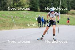 16.09.2023, La Feclaz, France (FRA): Paula Botet (FRA) - Biathlon Samse Summer Tour, sprint, La Feclaz (FRA). www.nordicfocus.com. © Manzoni/NordicFocus. Every downloaded picture is fee-liable.