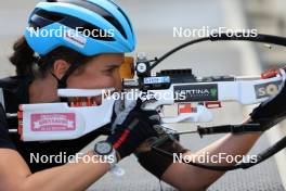 15.09.2023, La Feclaz, France (FRA): Paula Botet (FRA) - Biathlon Samse Summer Tour, training, La Feclaz (FRA). www.nordicfocus.com. © Manzoni/NordicFocus. Every downloaded picture is fee-liable.